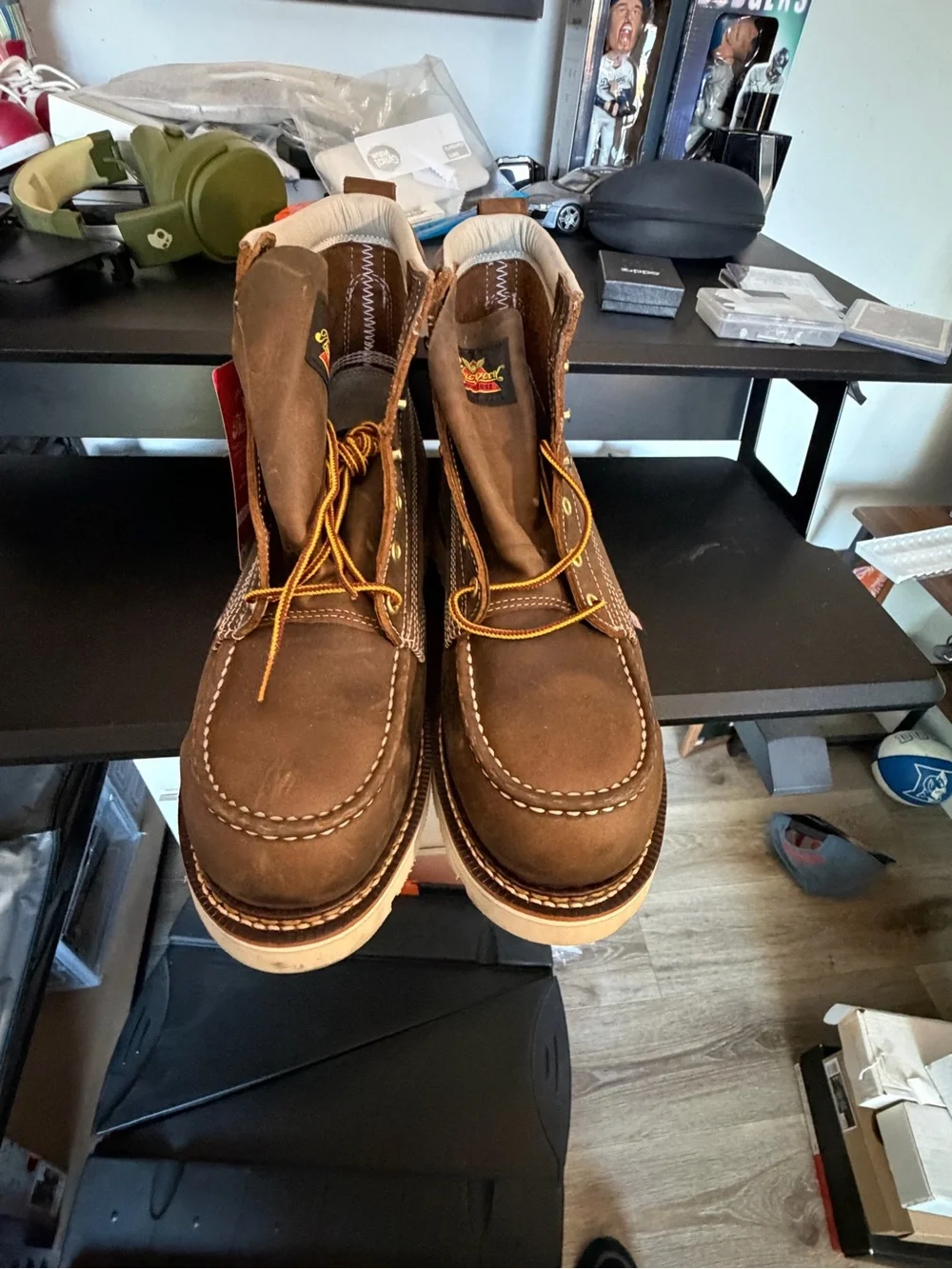 Thorogood Men’s Brown Moc Toe Work Boot